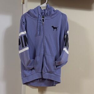 PINK Victoria's Secret Lavender Zip-Up Hoodie